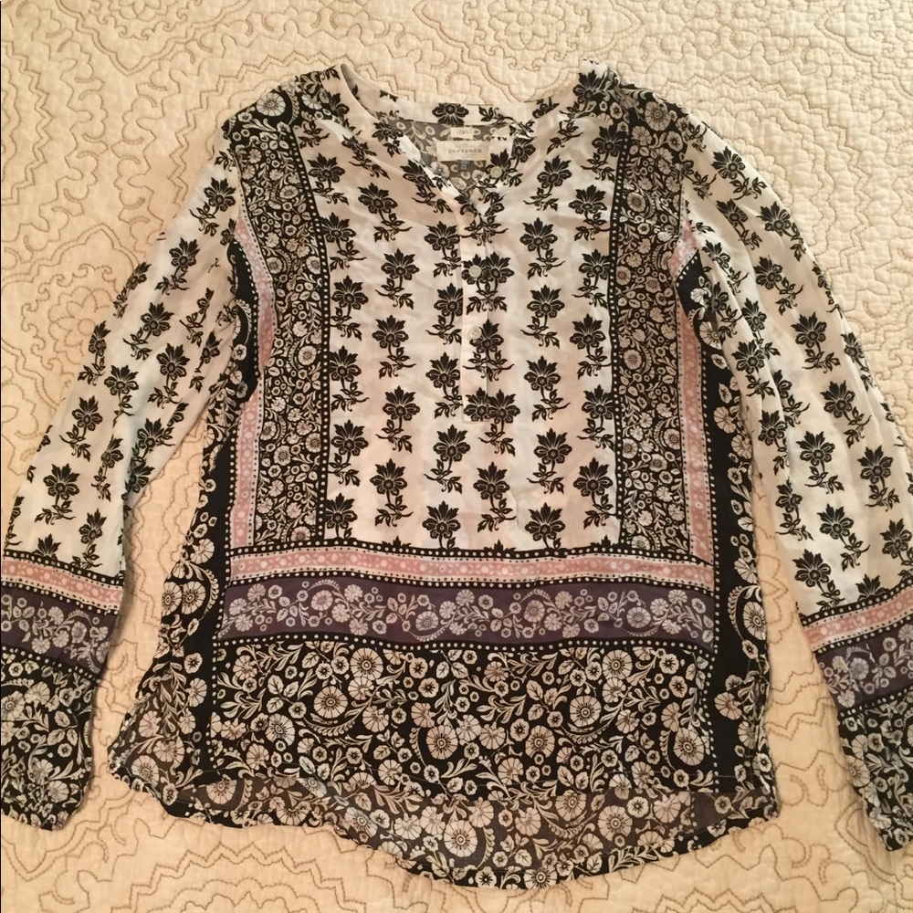Loft Softened Patterned Top